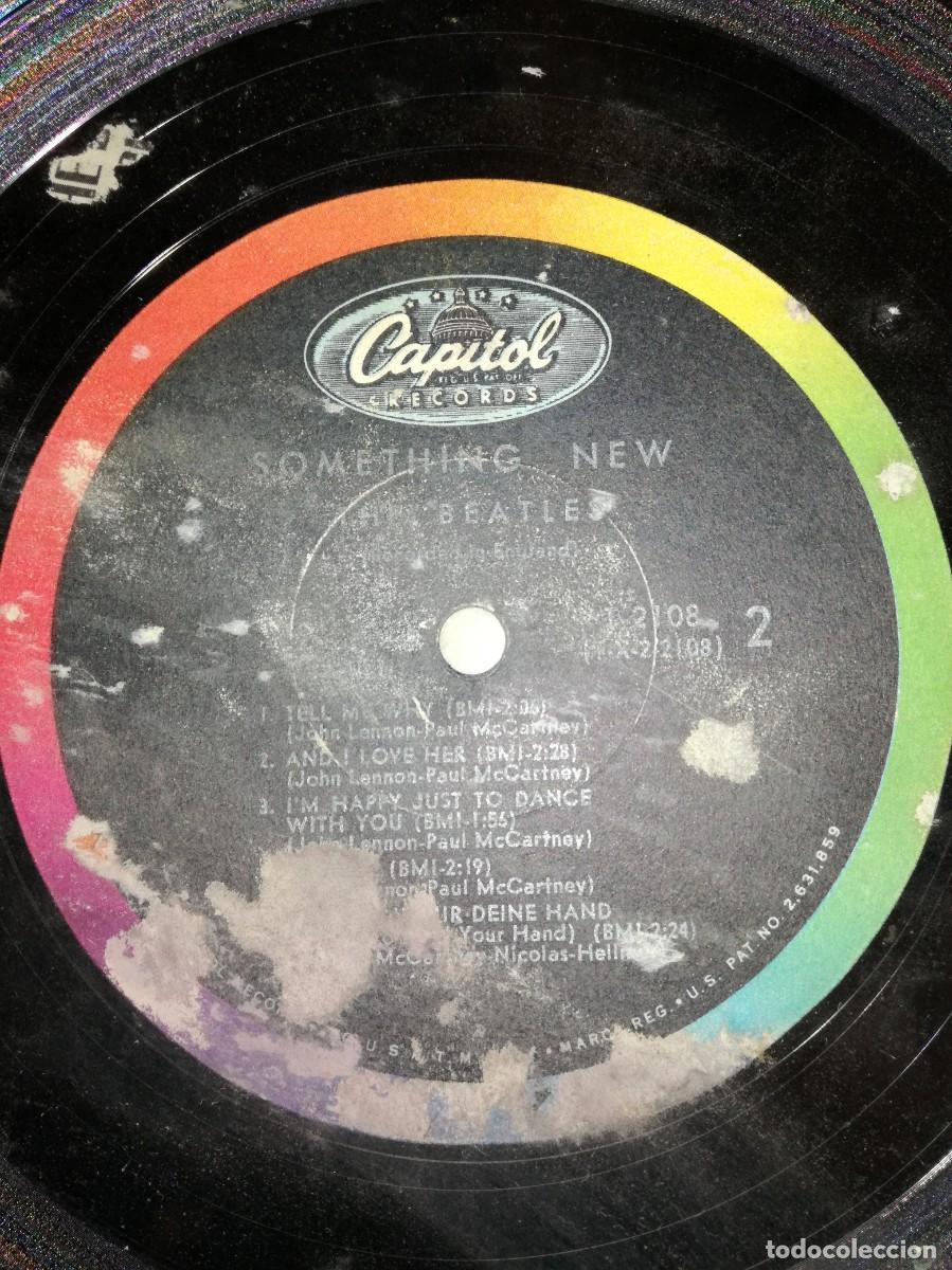 Discos de vinilo: THE BEATLES-SOMETHING NEW-EDICI&Oacute;N USA - Foto 4