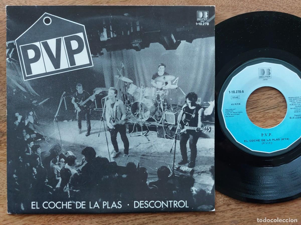 Discos de vinilo: PVP - E45 Spain - MINT * EL COCHE DE LA PLAS / DESCONTROL - Foto 1