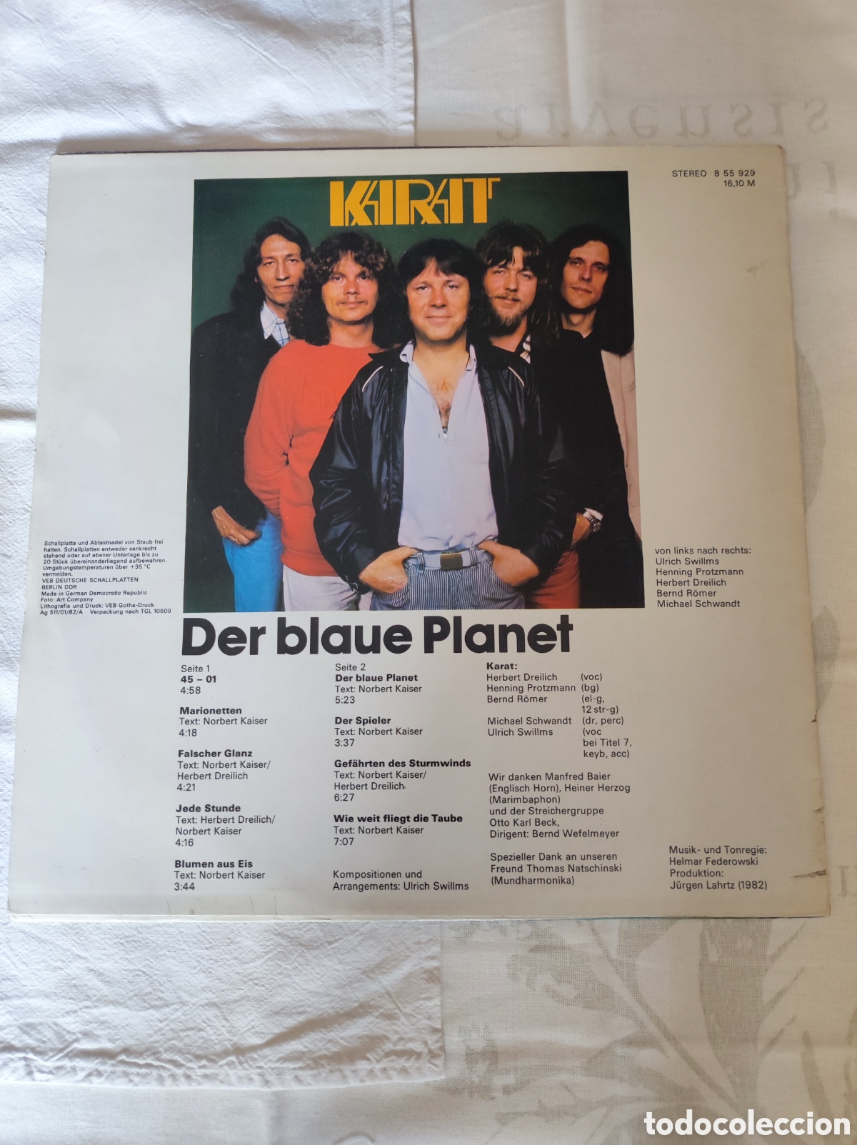 Discos de vinilo: KARAT - DER BLAUE PLANET - Foto 2