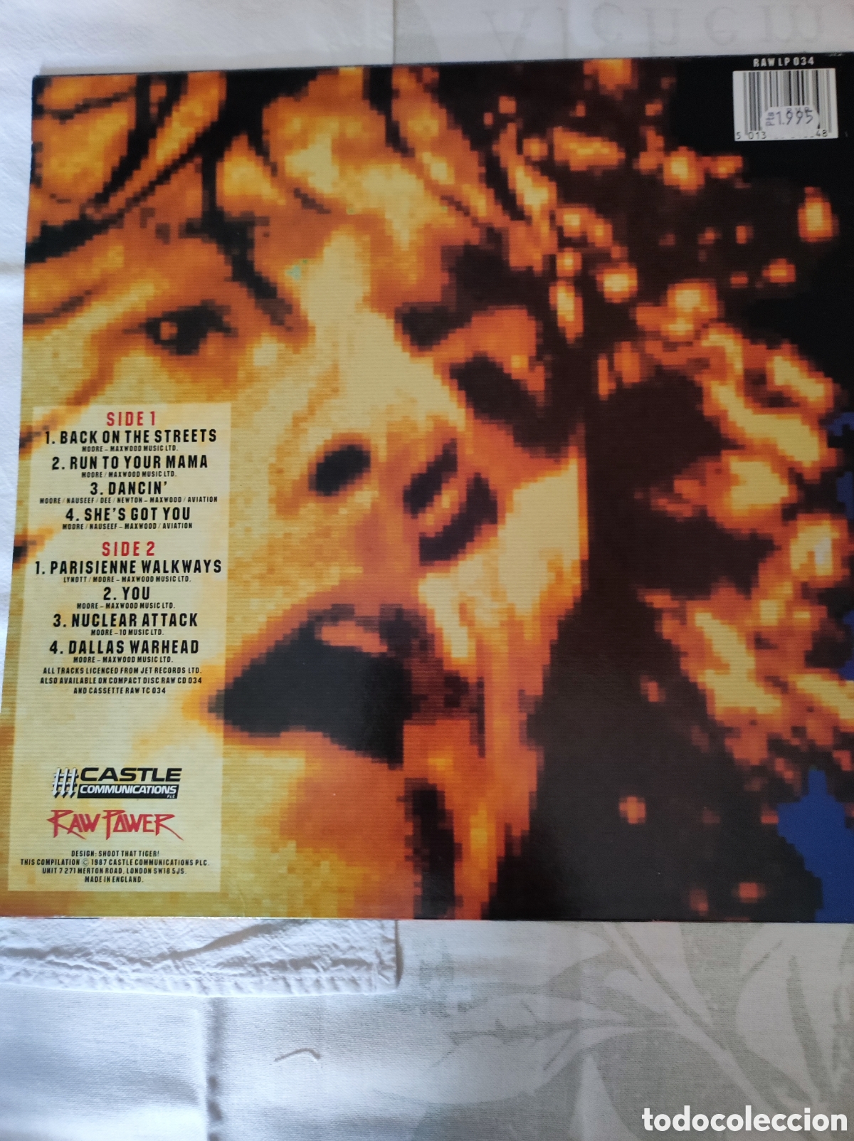 Discos de vinilo: GARY MOORE - LIVE AT THE MARQUEE - Foto 2