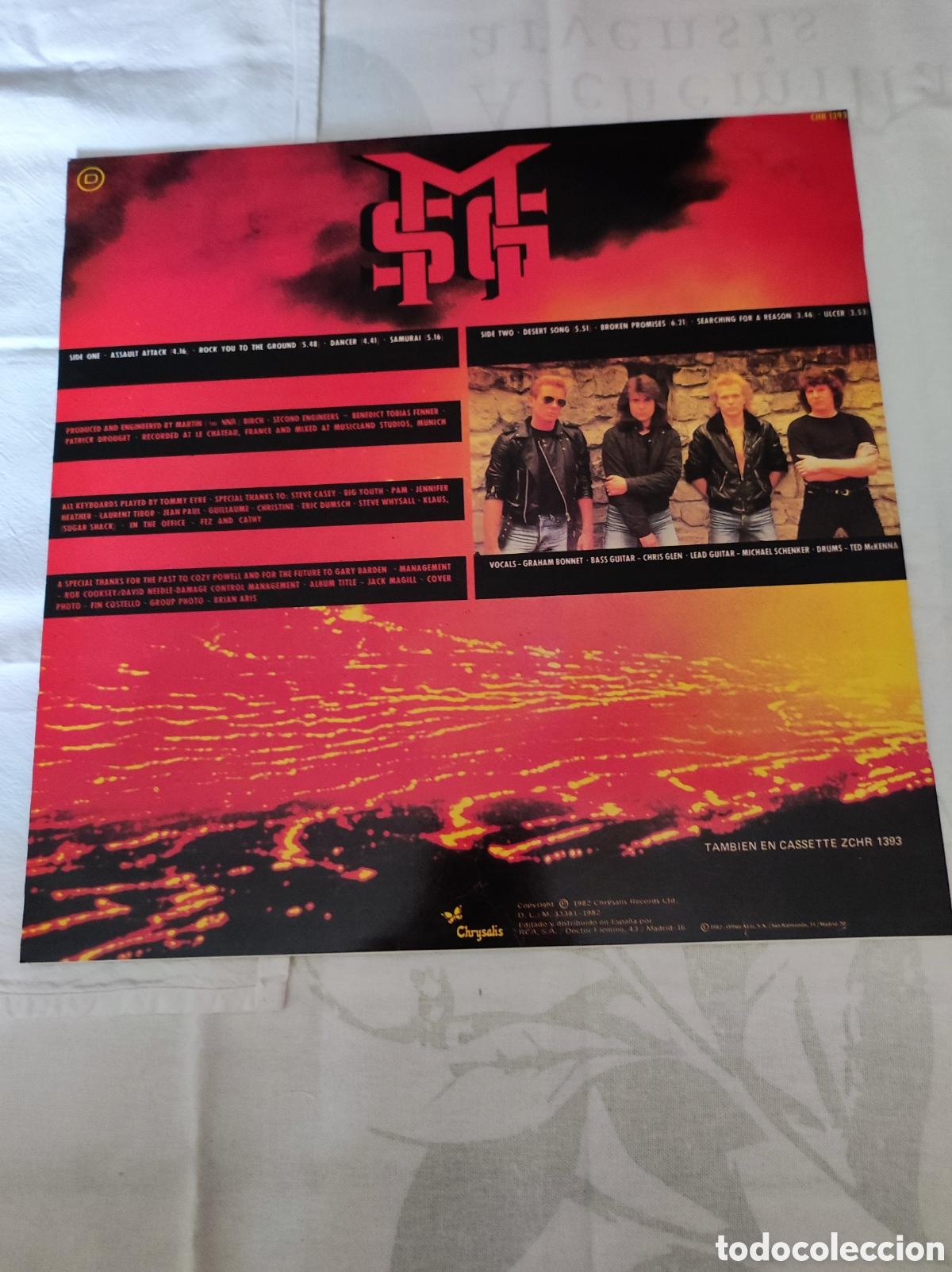 Discos de vinilo: MICHAEL SCHENKER - ASSAULT ATTACK - Foto 2