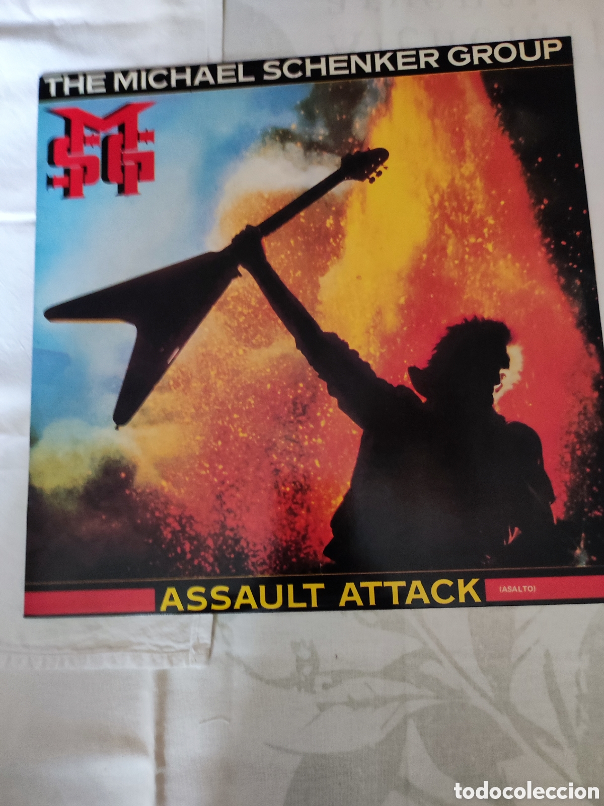 Discos de vinilo: MICHAEL SCHENKER - ASSAULT ATTACK - Foto 1