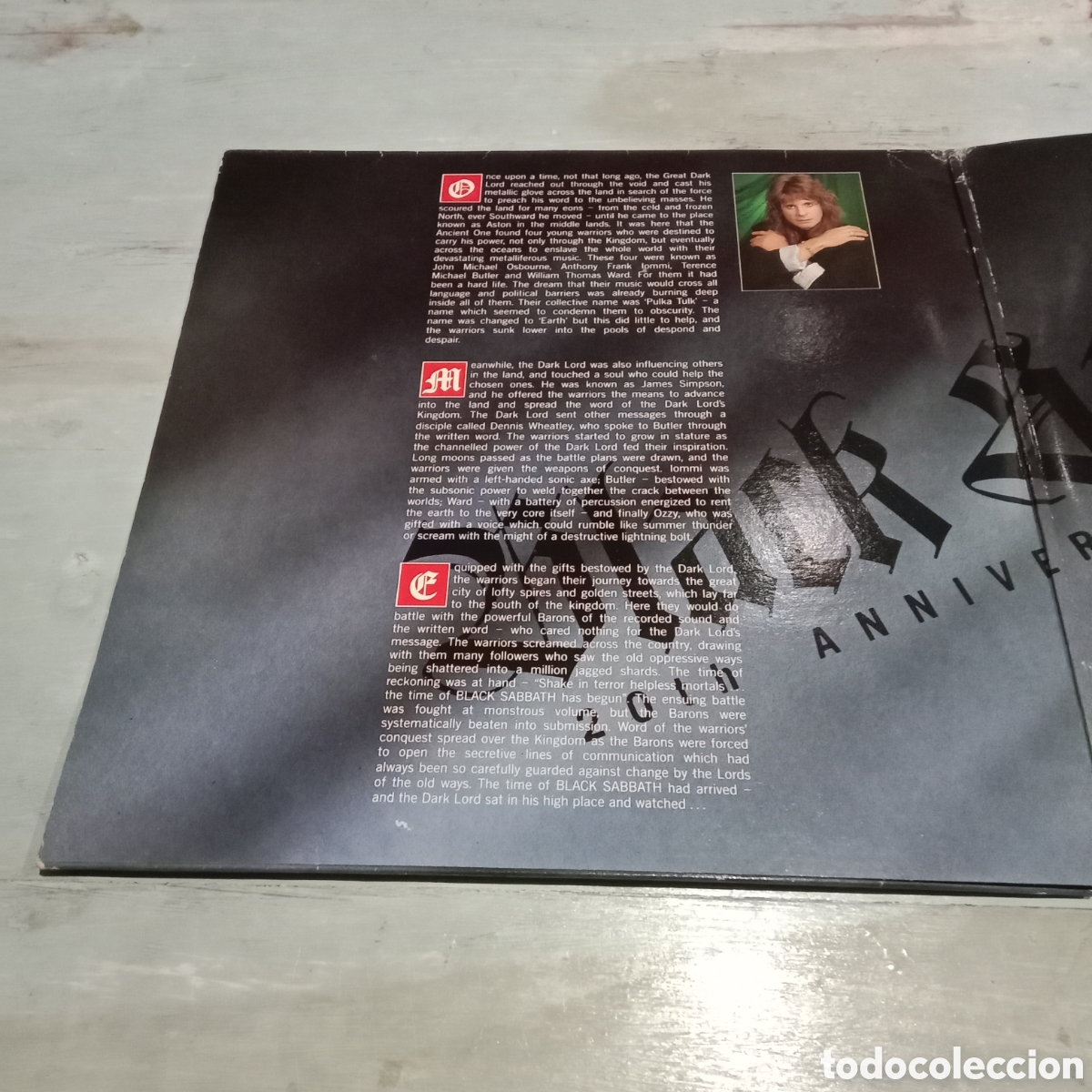 Discos de vinilo: BLACK SABBATH - BACKTRACKIN - 20th ANNIVERSARY EDITION - LP DOBLE GATEFOLD - Foto 3
