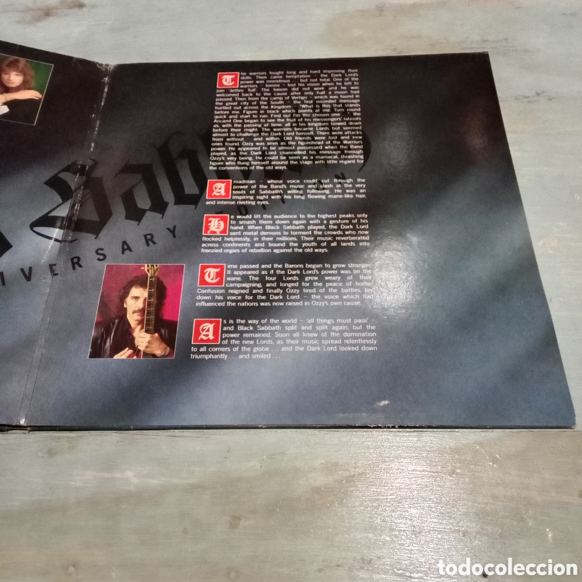 Discos de vinilo: BLACK SABBATH - BACKTRACKIN - 20th ANNIVERSARY EDITION - LP DOBLE GATEFOLD - Foto 4