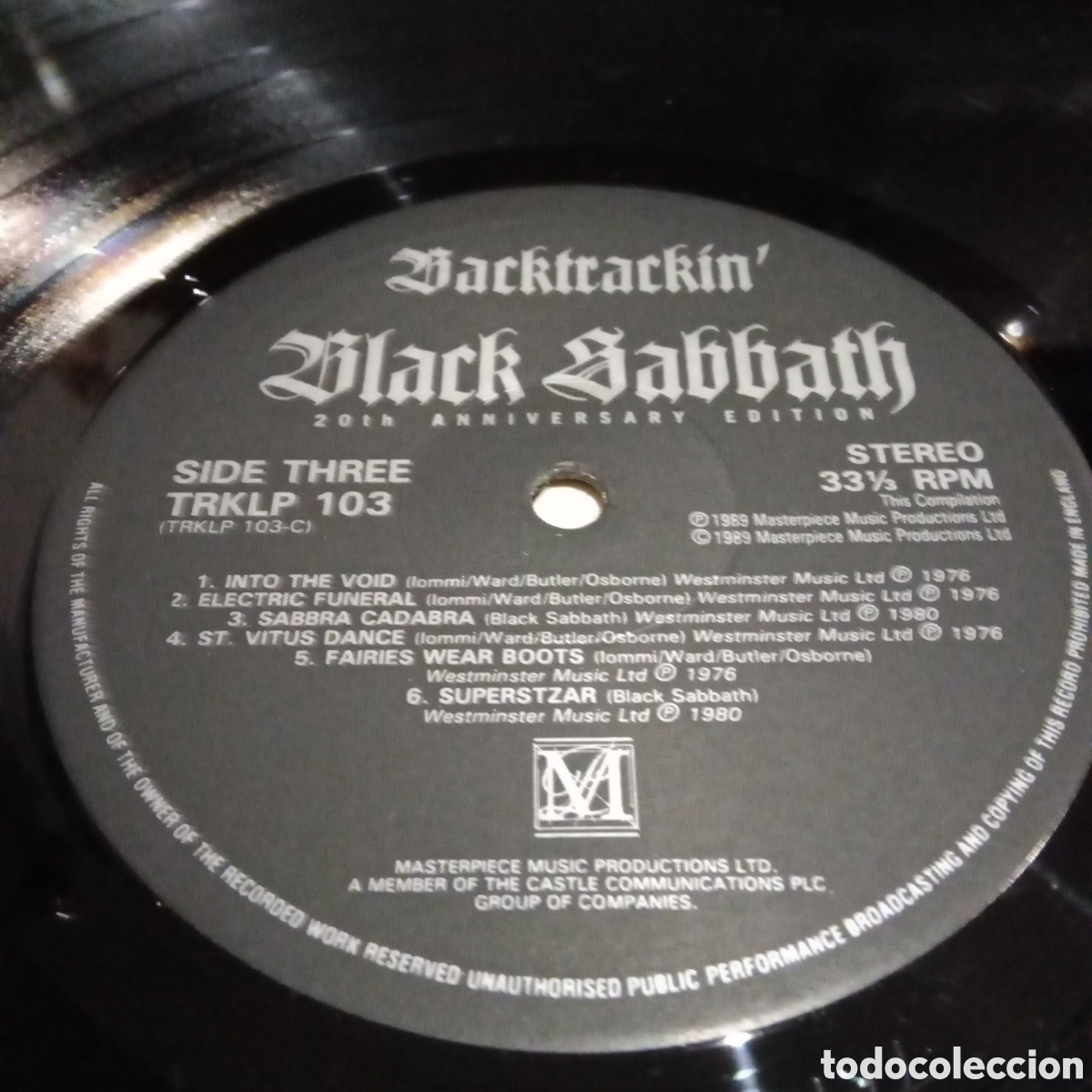 Discos de vinilo: BLACK SABBATH - BACKTRACKIN - 20th ANNIVERSARY EDITION - LP DOBLE GATEFOLD - Foto 7
