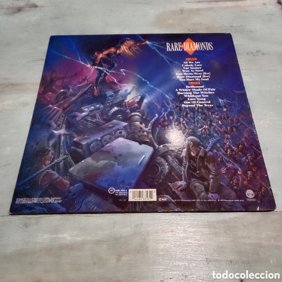 Discos de vinilo: WARLOCK - RARE DIAMONDS - LP - Foto 2