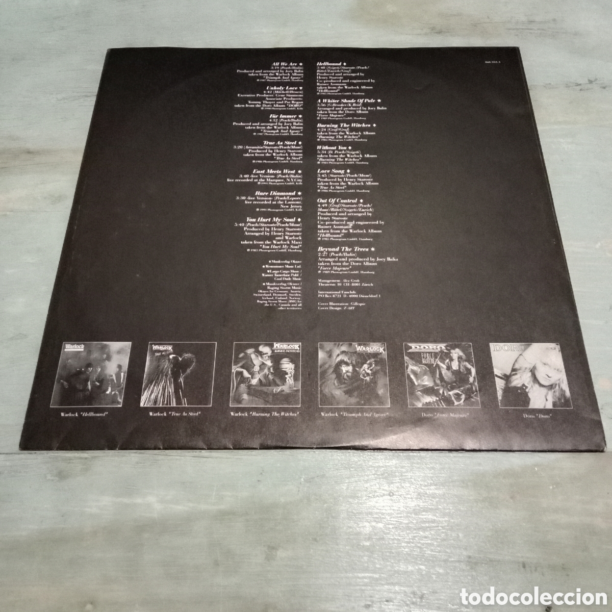 Discos de vinilo: WARLOCK - RARE DIAMONDS - LP - Foto 5