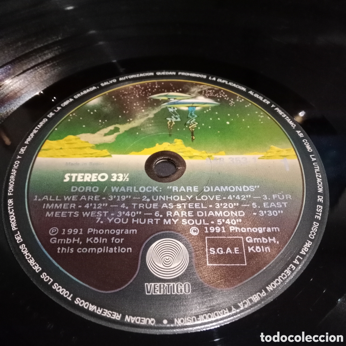 Discos de vinilo: WARLOCK - RARE DIAMONDS - LP - Foto 6
