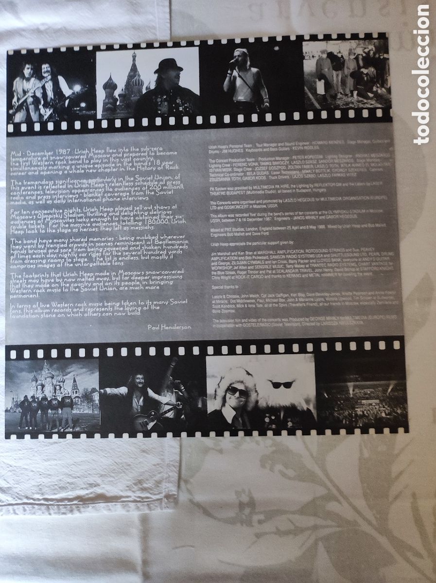 Discos de vinilo: URIAH HEEP - LIVE IN MOSCOW - Foto 4