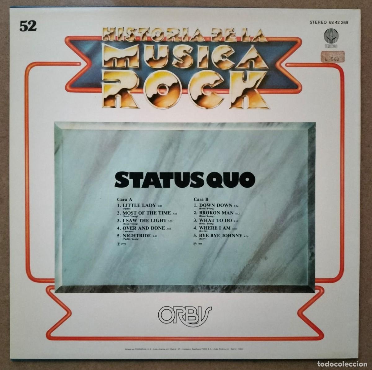 Discos de vinilo: Status Quo - On The Level (LP, vinilo) - Foto 2