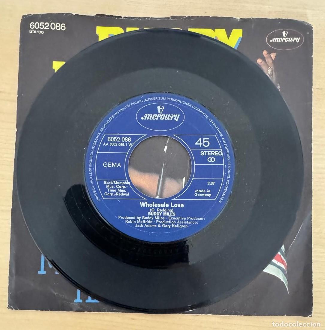 Discos de vinilo: buddy miles 45t wholesale G EX - Foto 3