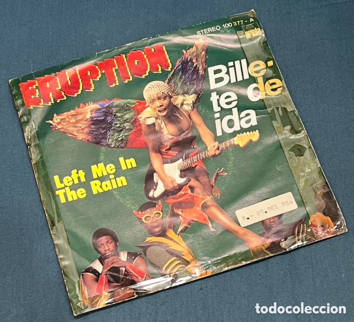 Discos de vinilo: Disco Vinilo Single. Eruption. &ldquo;Billete de ida&rdquo;. 1979. - Foto 1