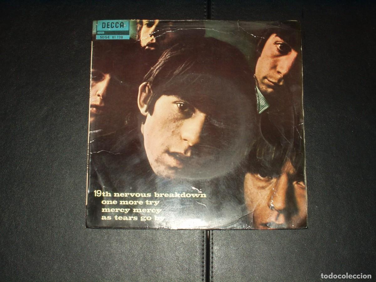 Discos de vinilo: ROLLING STONES EP 19 TH NERVOUS BREAKDOWN+3 TRICENTER LABEL. - Foto 1