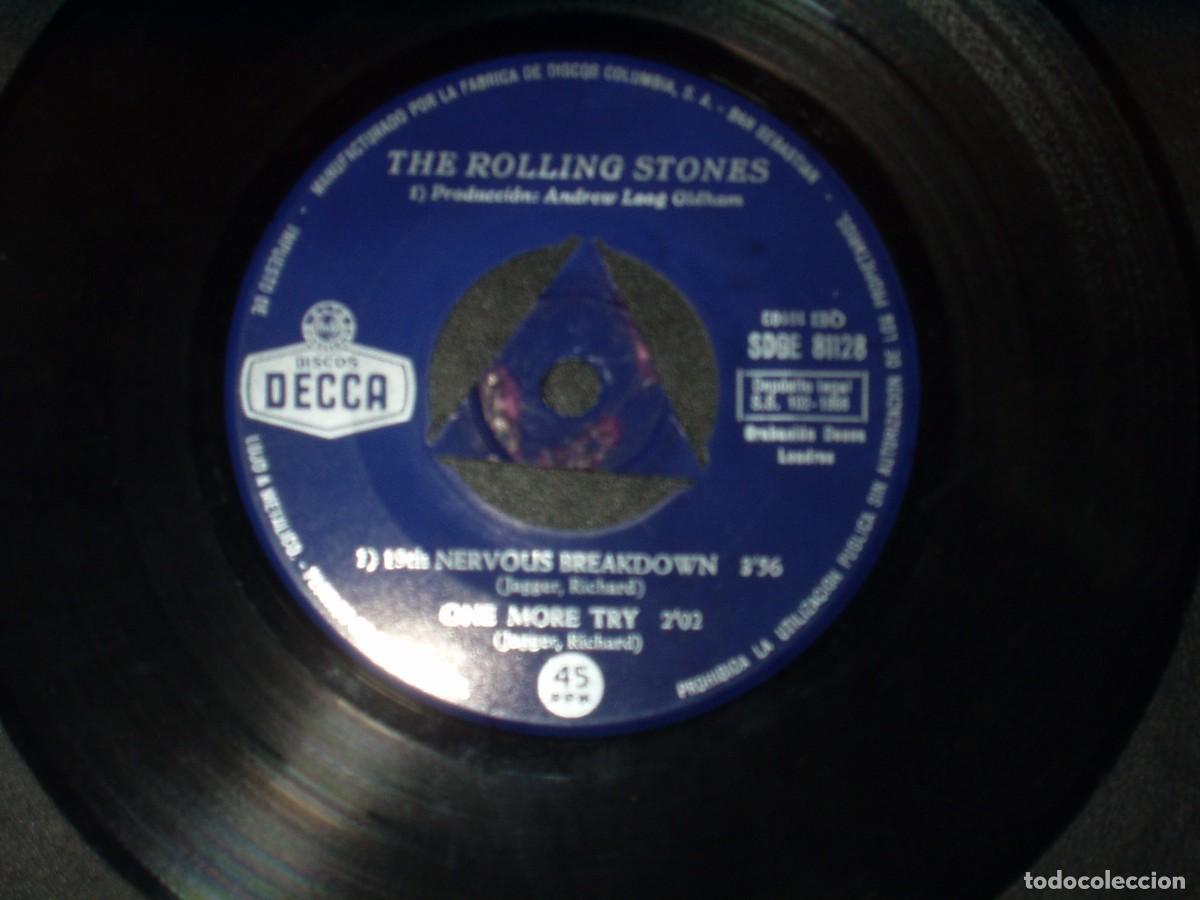 Discos de vinilo: ROLLING STONES EP 19 TH NERVOUS BREAKDOWN+3 TRICENTER LABEL. - Foto 2