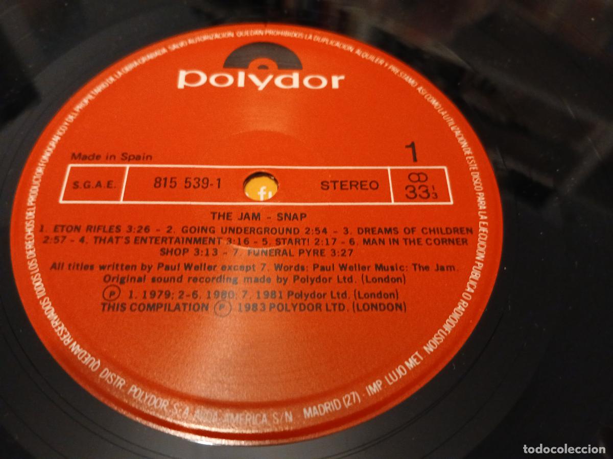 Discos de vinilo: The Jam &ndash; Snap!- (1983) LP disco vinilo - Foto 3