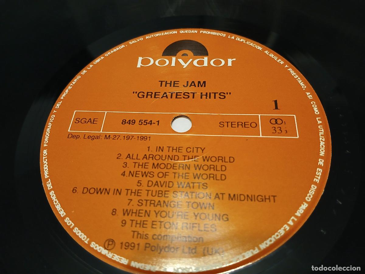 Discos de vinilo: The Jam &ndash; Greatest Hits- (1991) LP disco vinilo - Foto 3