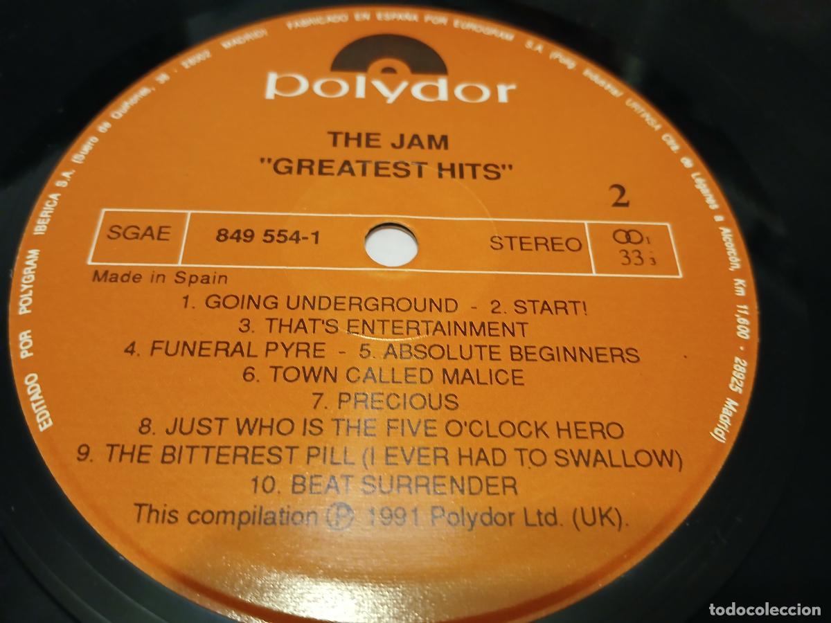 Discos de vinilo: The Jam &ndash; Greatest Hits- (1991) LP disco vinilo - Foto 4