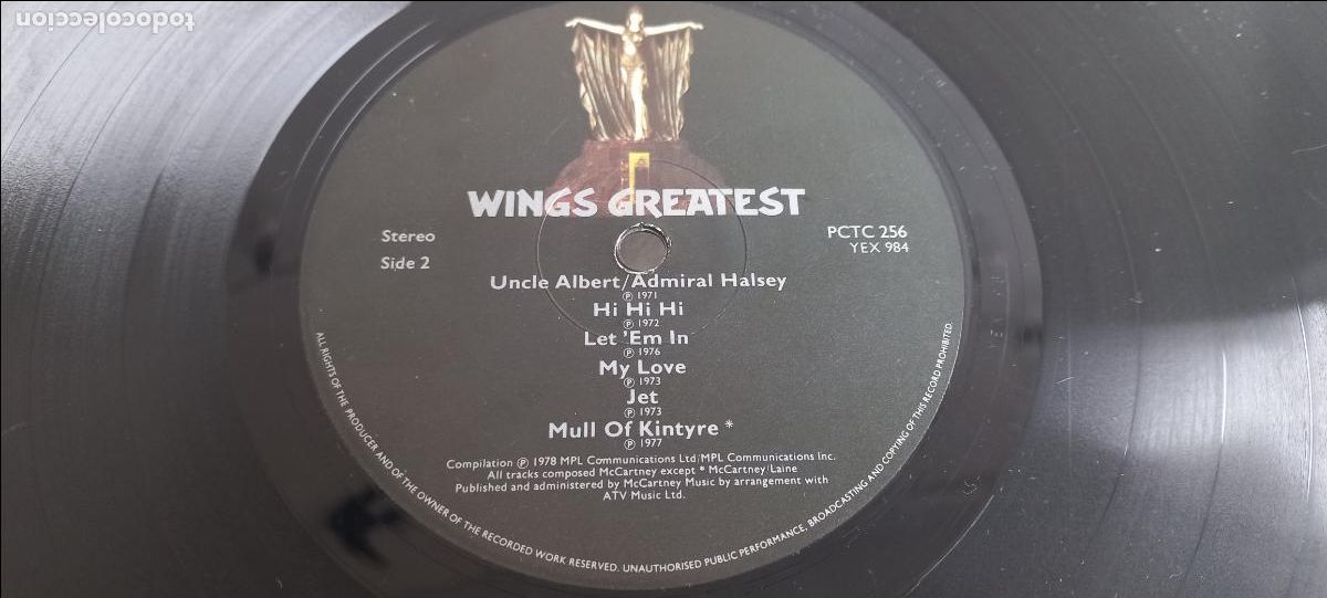 Discos de vinilo: WINGS GREATEST. 1978. DISCO LP VINILO - Foto 2
