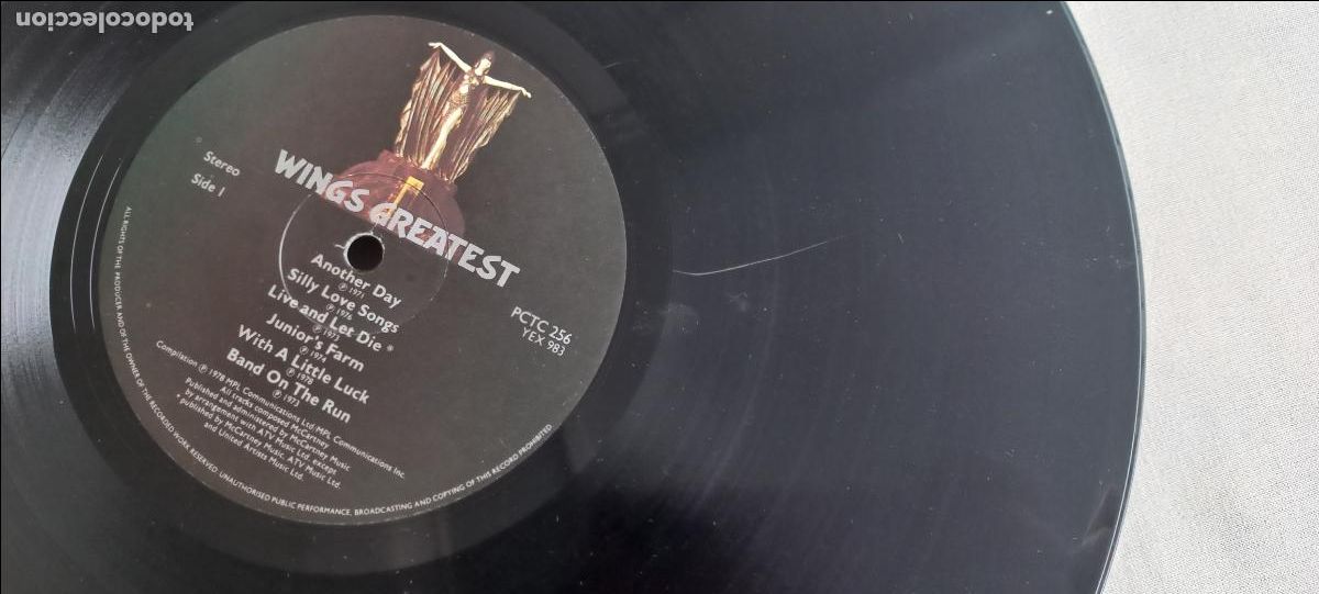 Discos de vinilo: WINGS GREATEST. 1978. DISCO LP VINILO - Foto 3