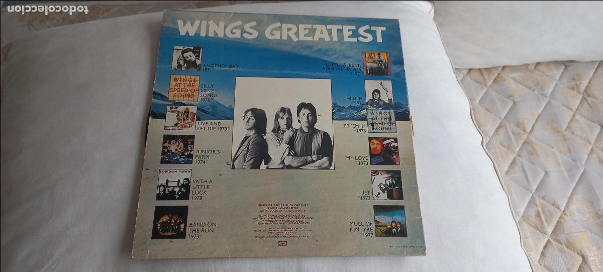 Discos de vinilo: WINGS GREATEST. 1978. DISCO LP VINILO - Foto 6