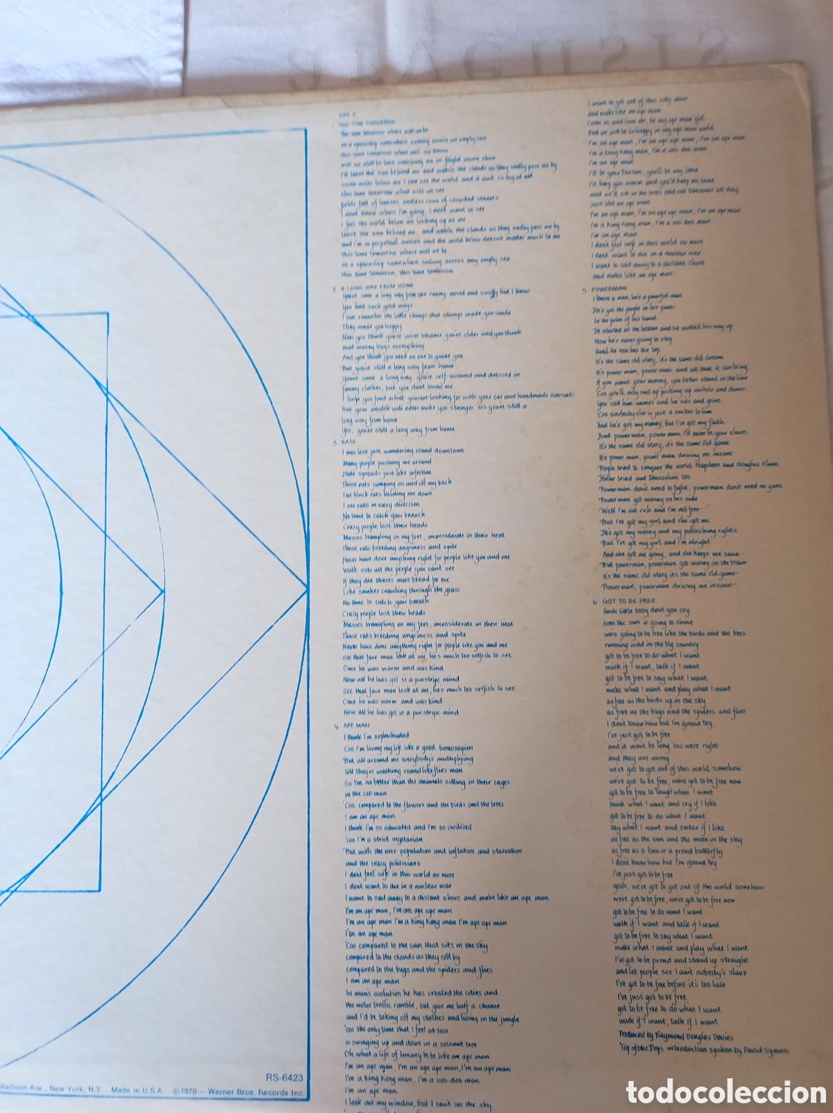 Discos de vinilo: THE KINKS - LOLA VS POWERMAN... - Foto 4