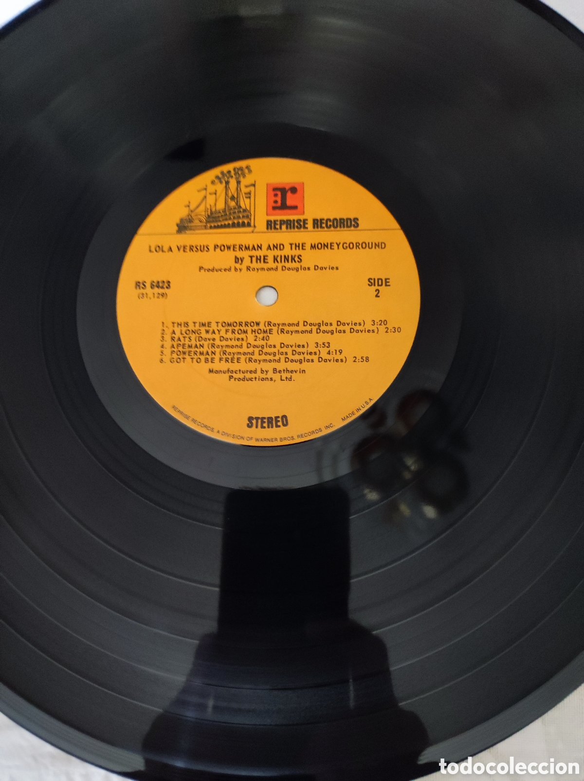 Discos de vinilo: THE KINKS - LOLA VS POWERMAN... - Foto 8