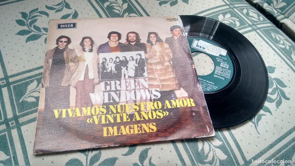 Discos de vinilo: Single ( vinilo) de GREEN WINDOWS a&ntilde;o 1.974 - Foto 1