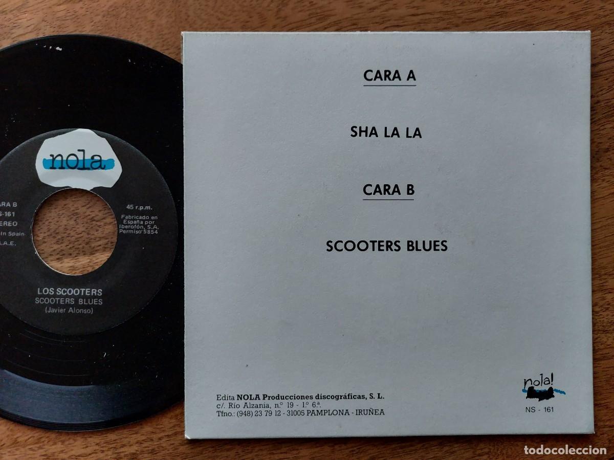 Discos de vinilo: SCOOTERS - 45 Spain - MINT * SHA LA LA / SCOOTERS BLUES - Foto 2