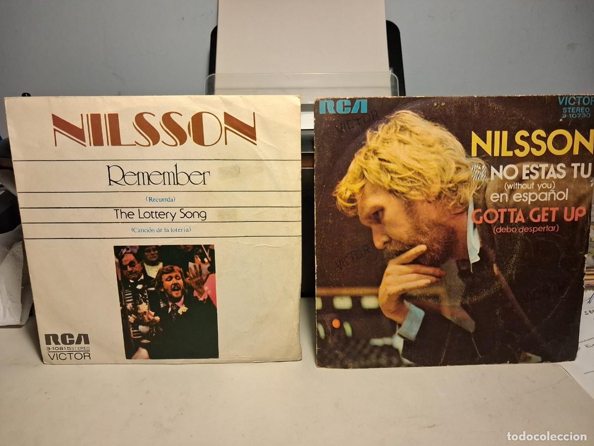 Discos de vinilo: 2 SINGLES DE HARRY NILSSON : REMEMBER +SI NO ESTAS TU - Foto 1