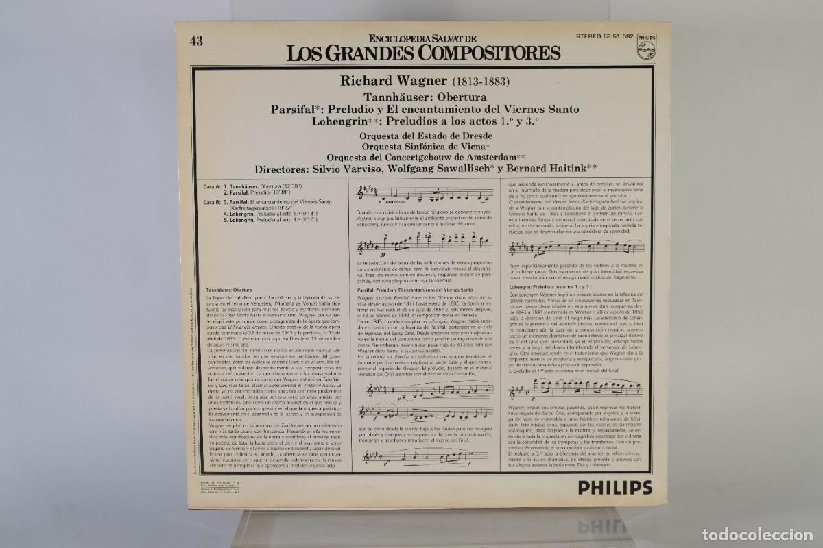 Discos de vinilo: DISCO VINILO LP - RICHARD WAGNER - Foto 2