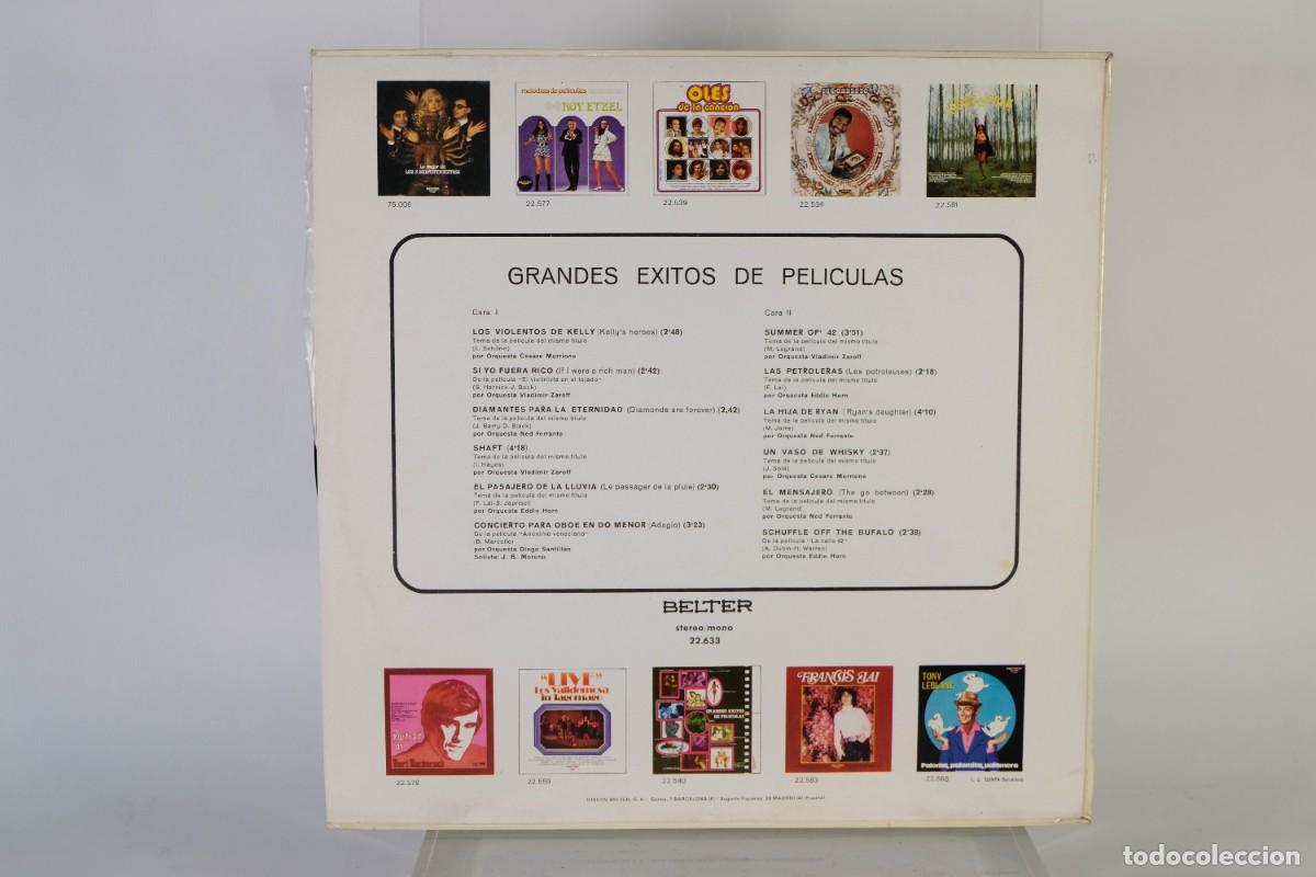Discos de vinilo: DISCO VINILO LP - GRANDES &Eacute;XITOS DE PEL&Iacute;CULAS VOL.1 - Foto 2