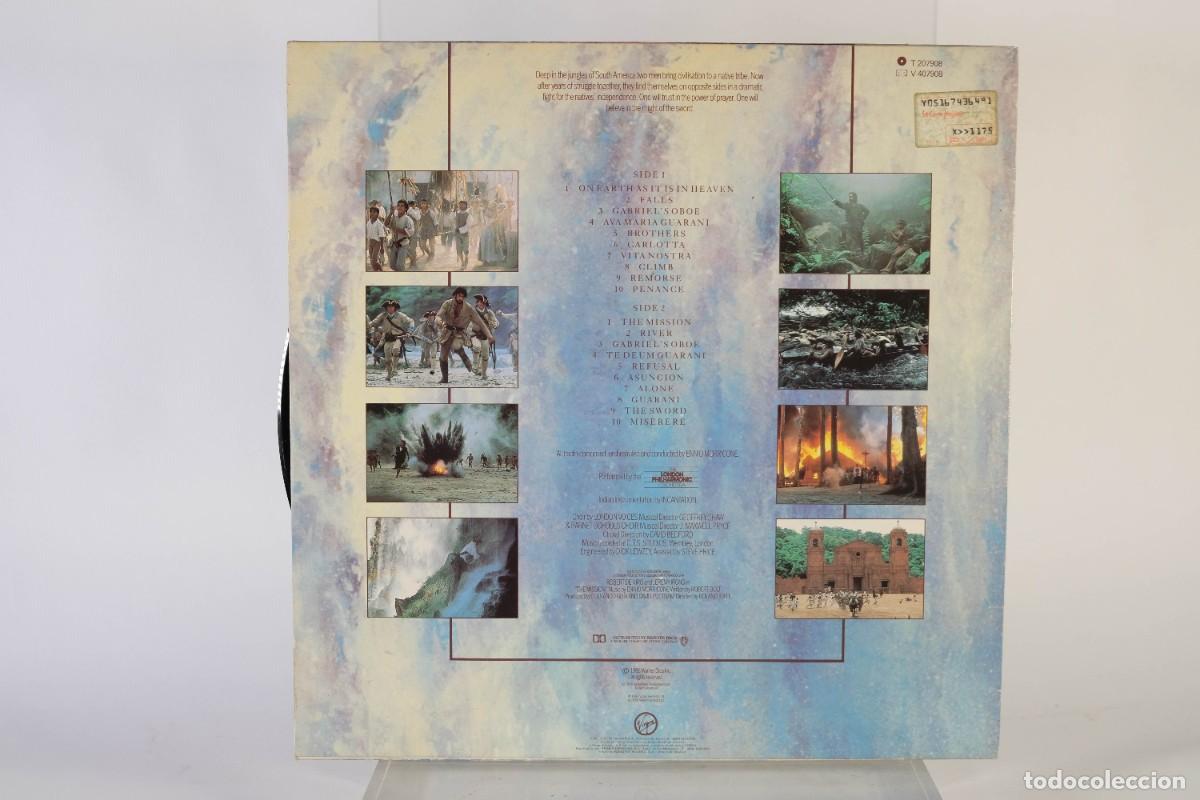 Discos de vinilo: DISCO VINILO LP - ENNIO MORRICONE - THE MISION - Foto 2