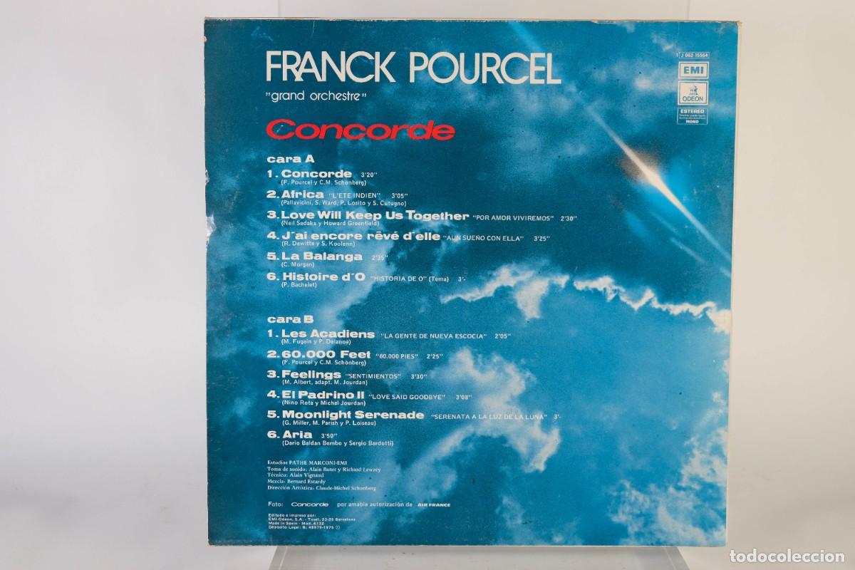 Discos de vinilo: DISCO VINILO LP - FRANCK POURCEL - CONCORDE - Foto 2