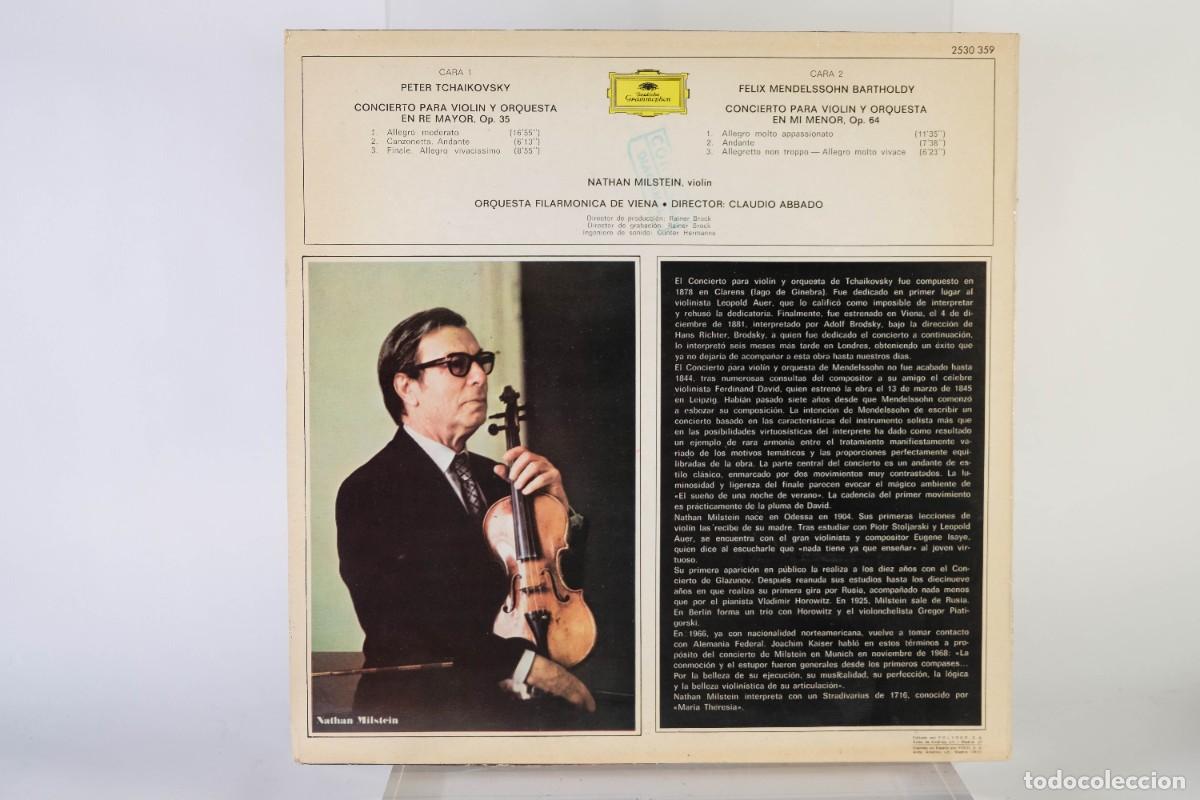 Discos de vinilo: DISCO VINILO LP - MENDELSSOHN Y TSCHAIKOWSKY - Foto 2