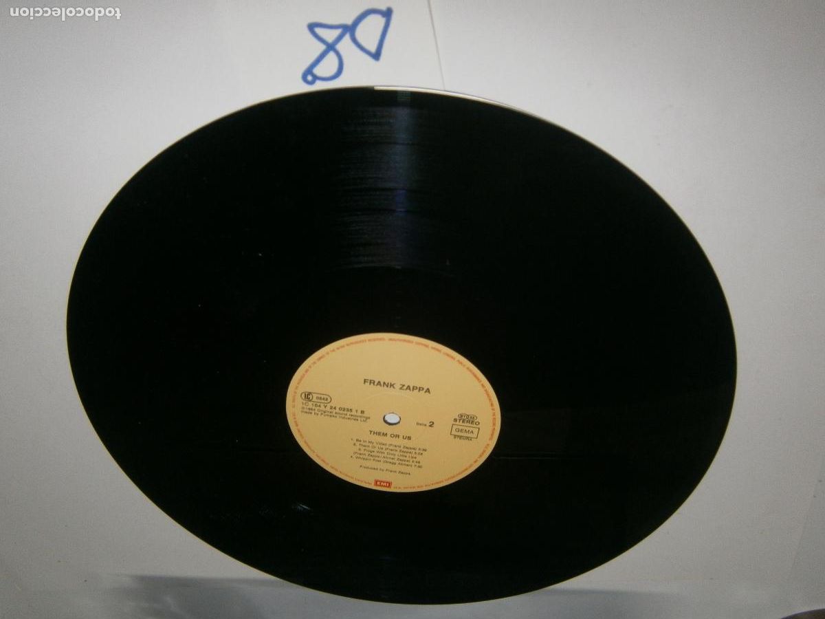 Discos de vinilo: ANTIGUO DISCO VINILO LP - FRANK ZAPPA - Foto 1