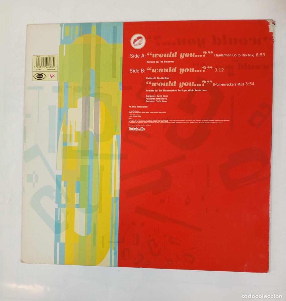 Discos de vinilo: Touch And Go &ndash; Would You...? MAXI-SINGLE. TDKDA52 - Foto 2