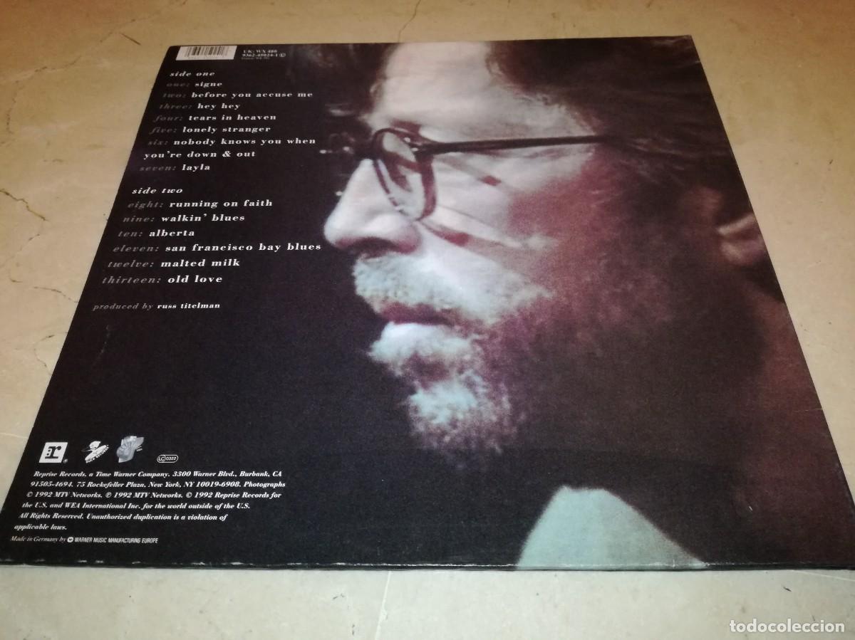 Discos de vinilo: ERIC CLAPTON-UNPLUGGED-GATEFOLD-ORIGINAL 1992 - Foto 2