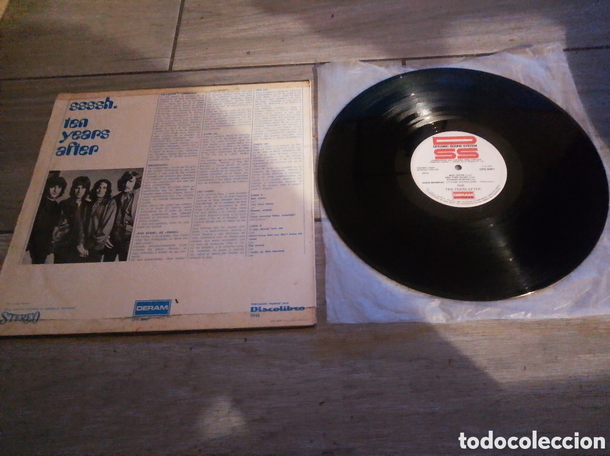 Discos de vinilo: TEN YEARS AFTER - SSSSH! - SPAIN - DERAM - DISCOLIBRO - REF CPS 9041 - L - - Foto 2
