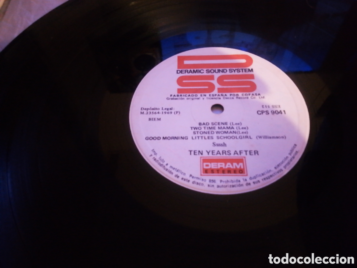Discos de vinilo: TEN YEARS AFTER - SSSSH! - SPAIN - DERAM - DISCOLIBRO - REF CPS 9041 - L - - Foto 4