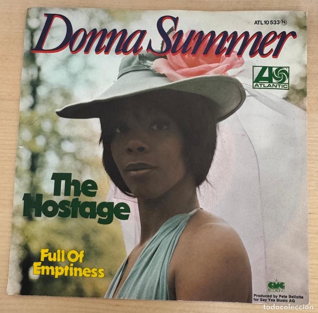Discos de vinilo: DONNA SUMMER THE HOSTAGE single - Foto 1
