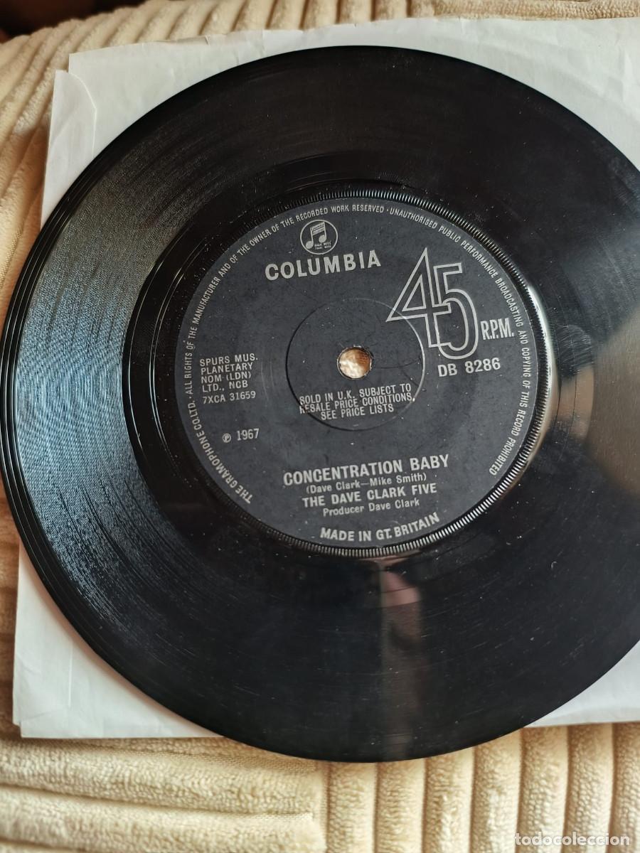 Discos de vinilo: THE DAVE CLARK FIVE - CONCENTRATION BABY - SG - 1967 - MOD - Foto 1