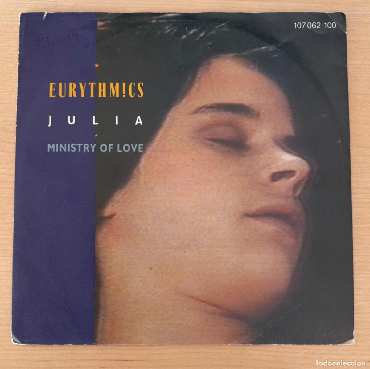 Discos de vinilo: EURYTHMICS JULIA VG++ EX - Foto 1