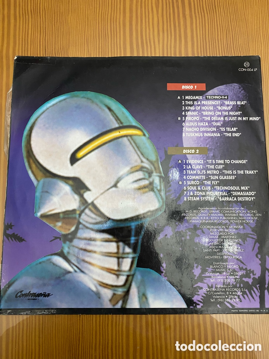 Discos de vinilo: Disco de Vinilo (LP) Techno Valencia 4 - Foto 2