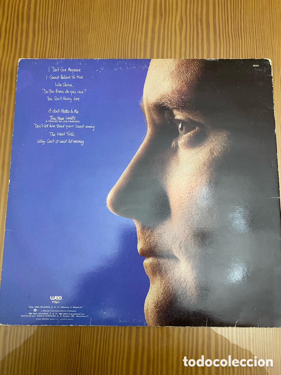 Discos de vinilo: Disco de Vinilo (LP) Phil Collins &ldquo;Hello, I Must Be Going&rdquo; - Foto 2