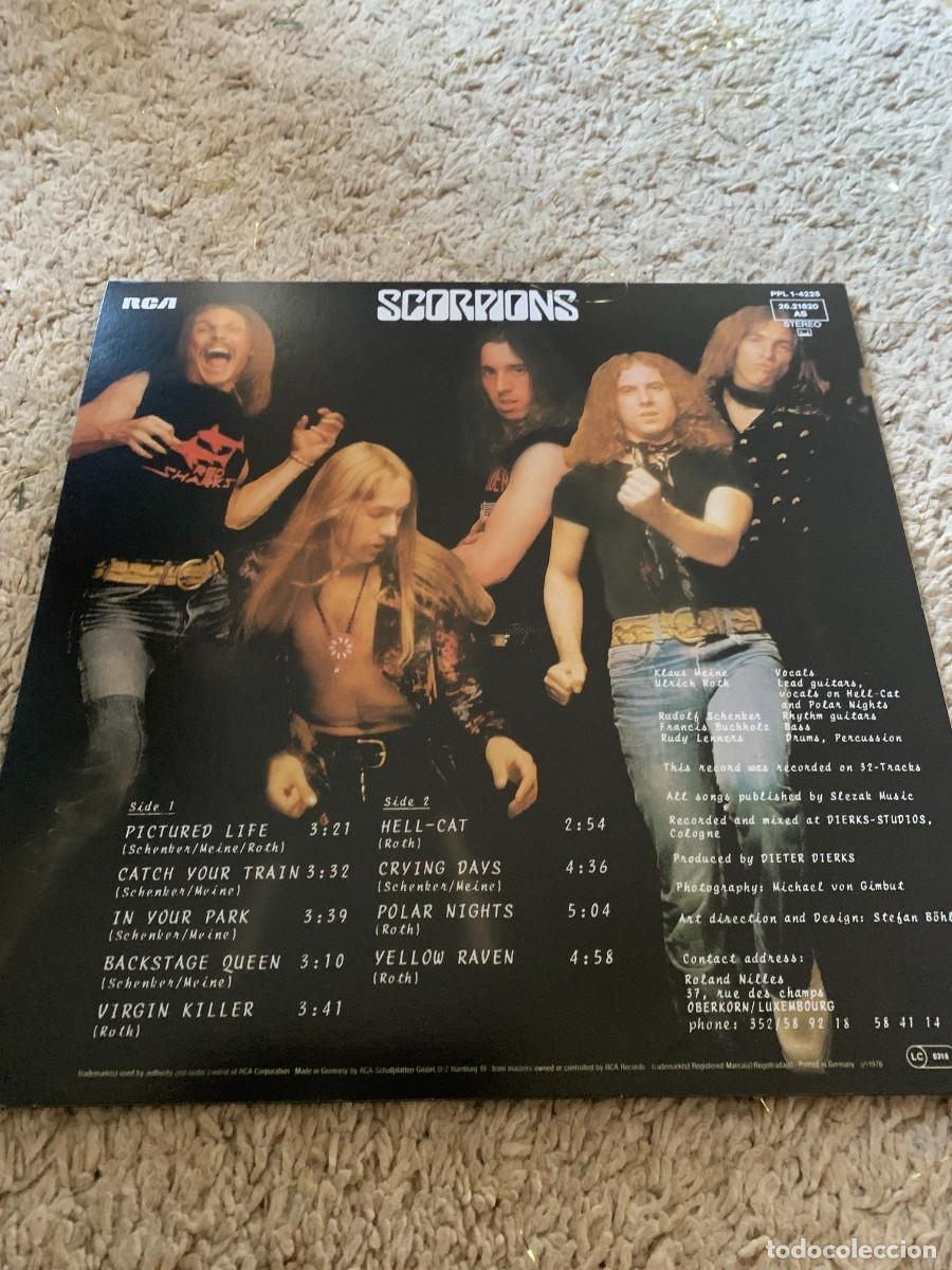 Discos de vinilo: LP PICTURE. SCORPIONS. VIRGIN KILLER. - Foto 5