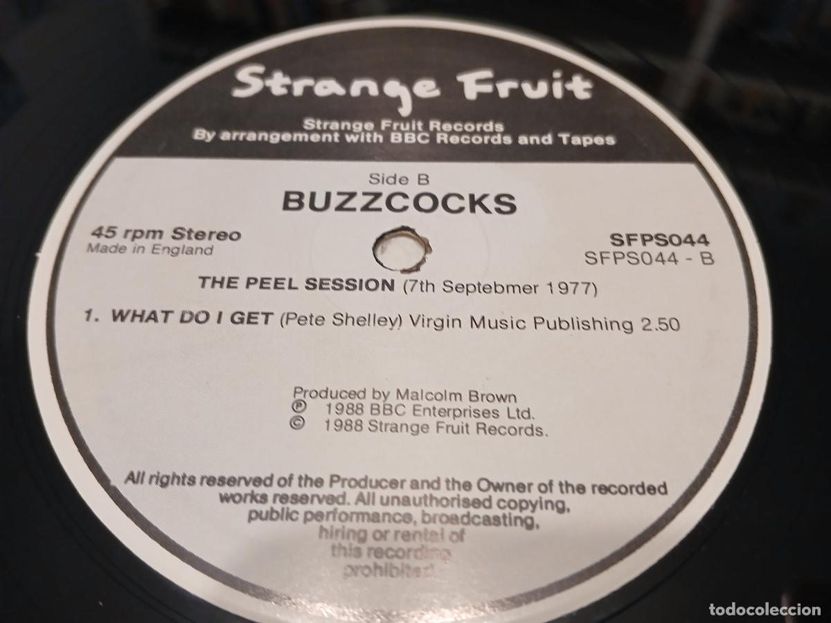 Discos de vinilo: Buzzcocks &ndash; The Peel Sessions- (1988) maxi-single - Foto 3