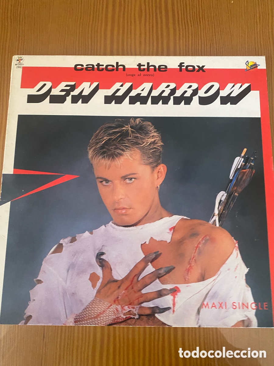 Discos de vinilo: Disco de Vinilo (Maxi) Den Harrow &ldquo;Catch The Fox&rdquo; - Foto 1