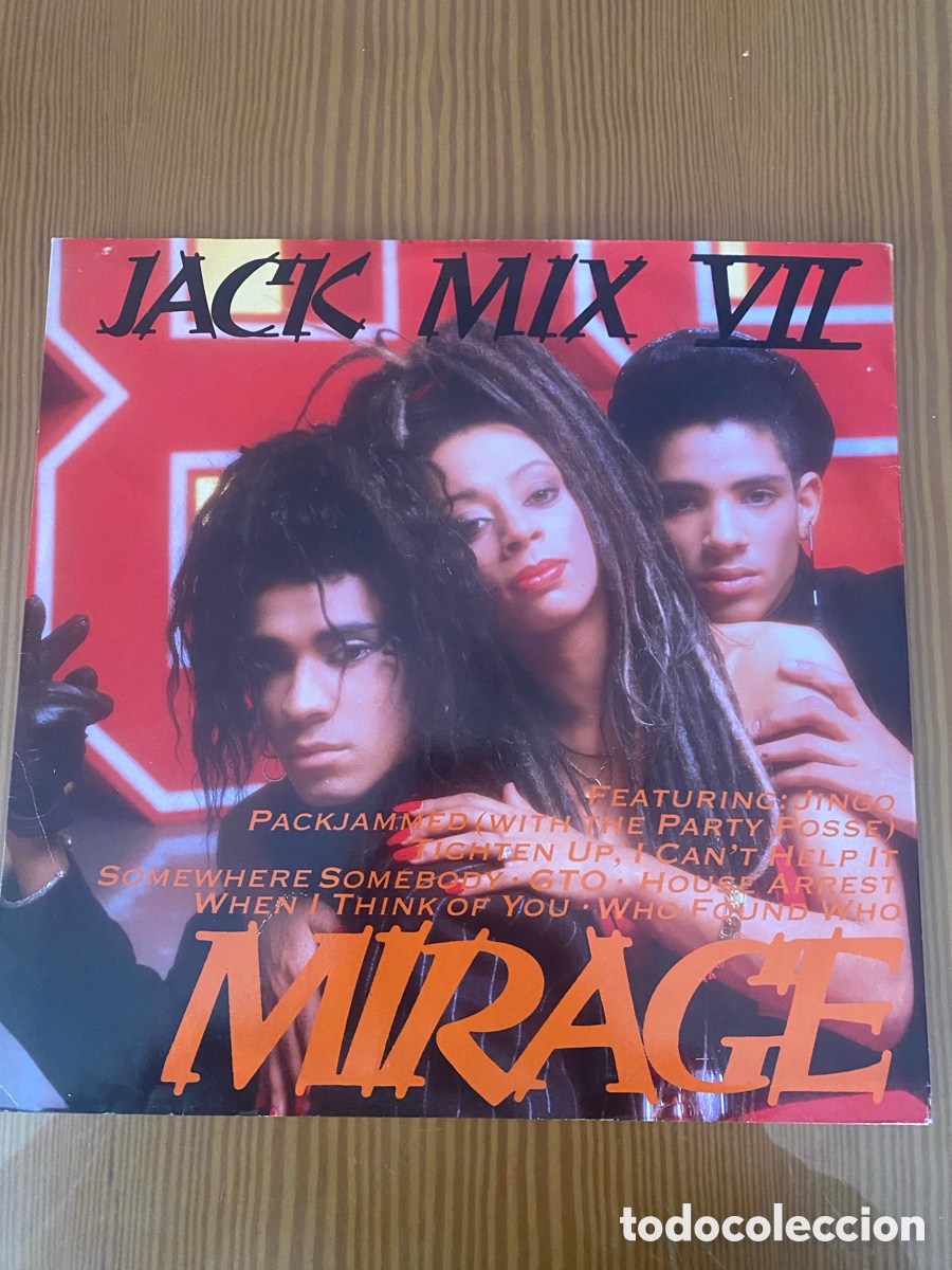 Discos de vinilo: Disco de Vinilo (Maxi) Mirage &ldquo;Jack Mix VII&rdquo; - Foto 1