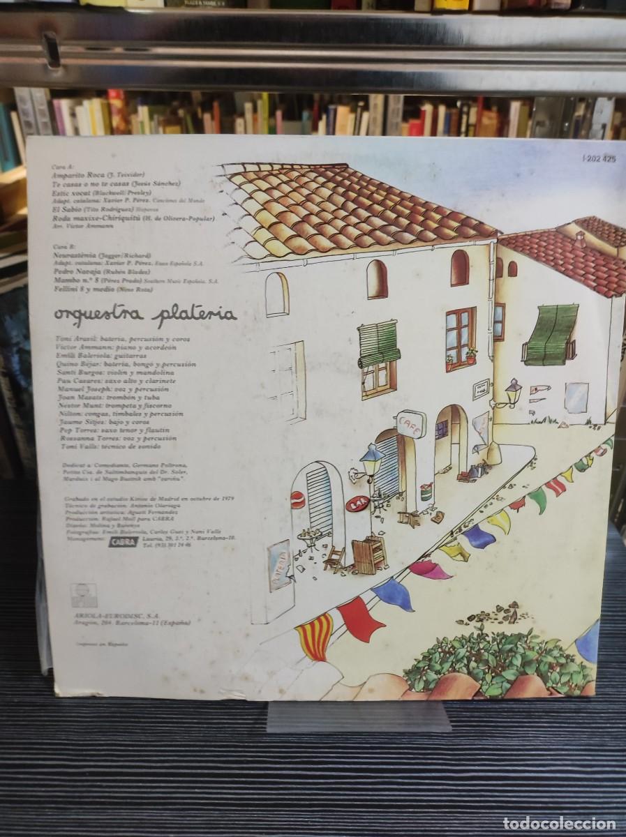 Discos de vinilo: ORQUESTA PLATERIA ORQUESTA PLATERIA - Foto 2