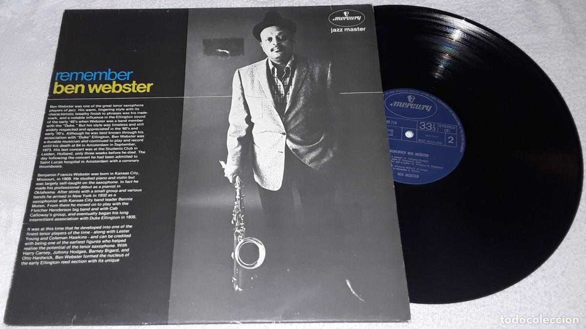 Discos de vinilo: LP - BEN WEBSTER - REMEMBER - MADE IN HOLLAND - Foto 1